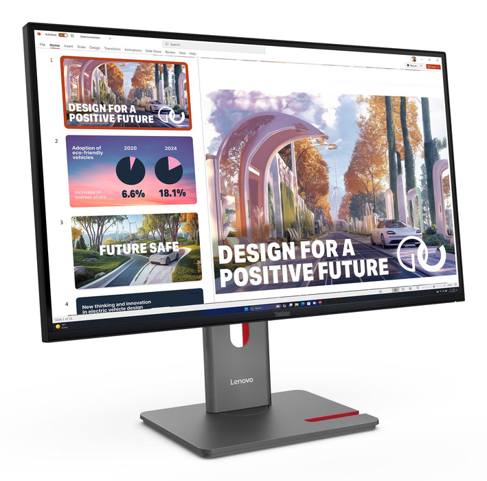 EAN 198156536280 - Lenovo ThinkVision P27QD-40 pantalla para PC 68,6 cm (27") 2560 x 1440 Pixeles Wide Quad HD LED Negro imagen 4