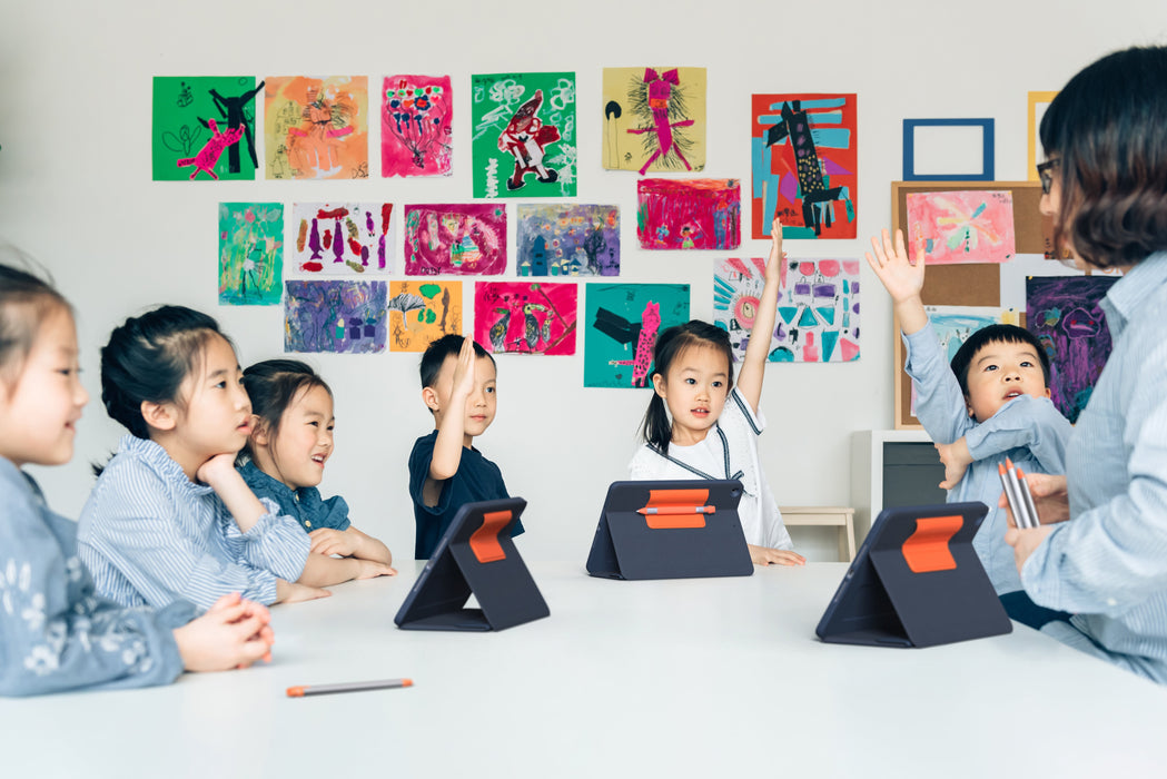 EAN 5099206089785 - Logitech 920-009657 teclado para móvil AZERTY Francés Smart Connector Azul imagen 7