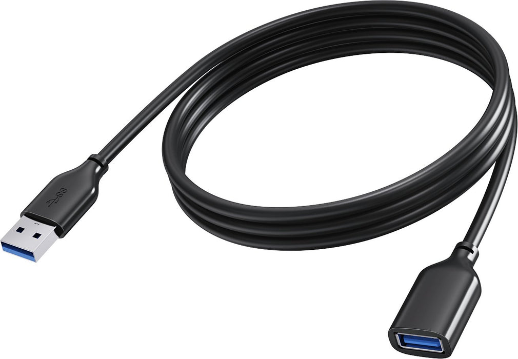 EAN 1220975800002 - Vision TC 2MUSB3.0EXT/BL cable USB USB 3.2 Gen 1 (3.1 Gen 1) 2 m USB A 5 Gbit/s Negro imagen 1