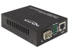 EAN 4043619861101 - DeLOCK 86110 convertidor de medio 1000 Mbit/s Negro imagen 1