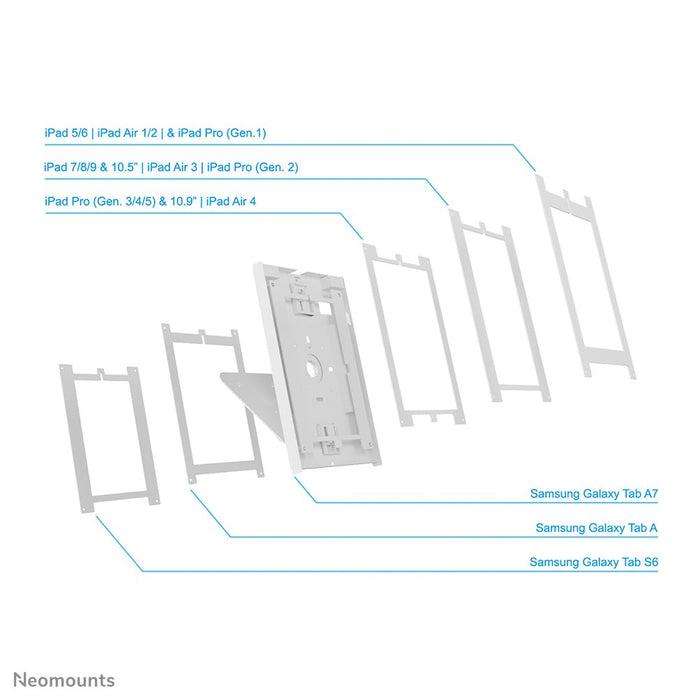 EAN 8717371449339 - Neomounts DS15-630WH1 soporte de seguridad para tabletas Blanco 27,9 cm (11") imagen 12