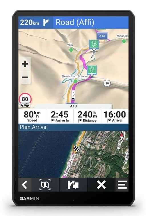 EAN 0753759298647 - Garmin 1095 navegador Fijo 25,6 cm (10.1") TFT Pantalla táctil 554 g Negro imagen 2
