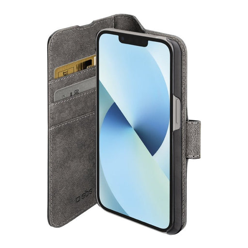 EAN 8018417416705 - SBS TEBKWALIP1461K funda para teléfono móvil 15,5 cm (6.1") Funda cartera Negro imagen 2