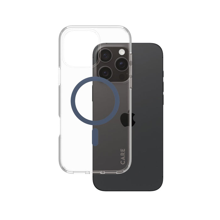 EAN 5715685004346 - PanzerGlass CARE™ by ® Urban Combat Case Transparent w. Blue MagSafe iPhone 16 Pro Max funda para teléfon imagen 1
