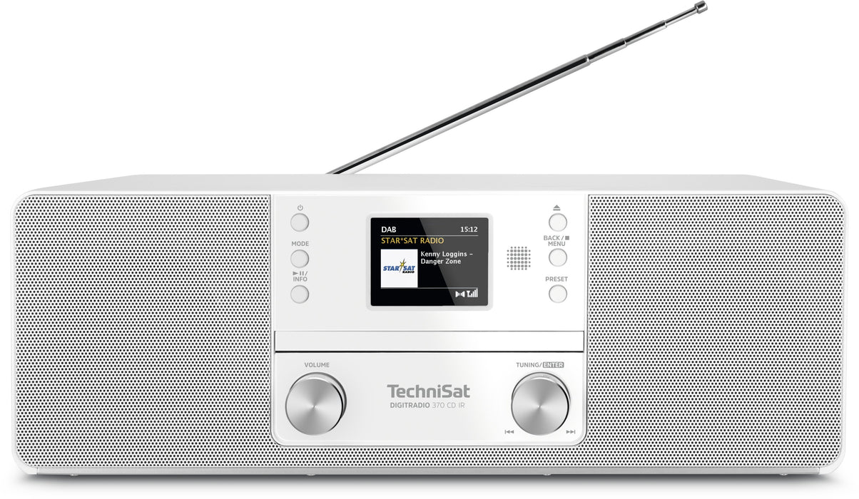 EAN 4019588139497 - TechniSat DIGITRADIO 370 CD IR Minicadena de música para uso doméstico 10 W Blanco imagen 1