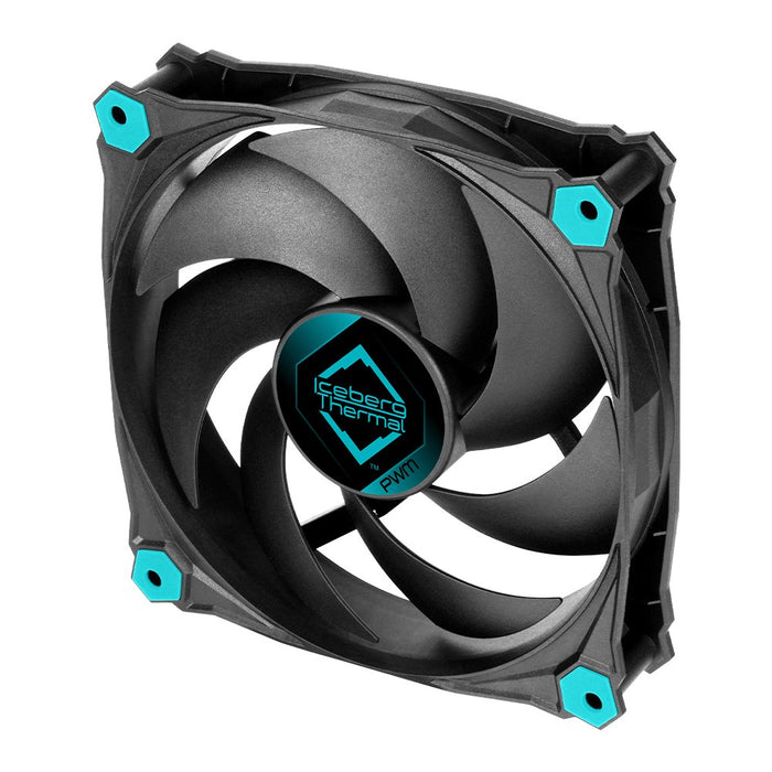 EAN 1230000071857 - Iceberg Thermal IceGALE Silent PWM Carcasa del ordenador Ventilador 12 cm Negro 3 pieza(s) imagen 7