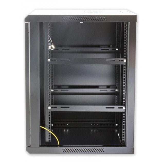 EAN 766623918404 - Techly I-CASE EW-2012BKL armario rack 12U Bastidor de pared Negro imagen 4
