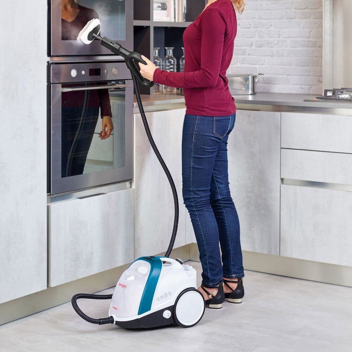 EAN 8007411011566 - Polti Vaporetto Smart 100_B Limpiador a vapor de cilindro 1500 W Azul, Blanco imagen 7