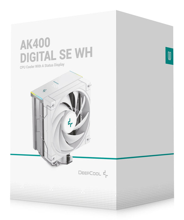 EAN 6933412729501 - DeepCool AK400 Digital SE WH Procesador Refrigerador de aire 12 cm Blanco 1 pieza(s) imagen 9