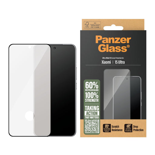 EAN 5715685020643 - PanzerGlass ® Screen Protector Xiaomi 15 Ultra | Ultra-Wide Fit Protector de pantalla 1 pieza(s) imagen 2