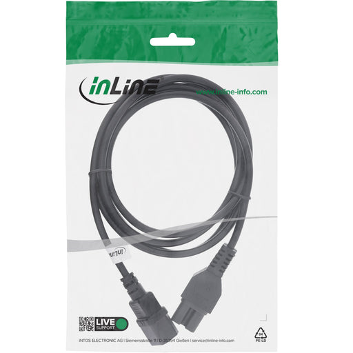 EAN 4043718218998 - InLine 16811 cable de transmisión Negro 2 m C15 acoplador IEC C14 imagen 2