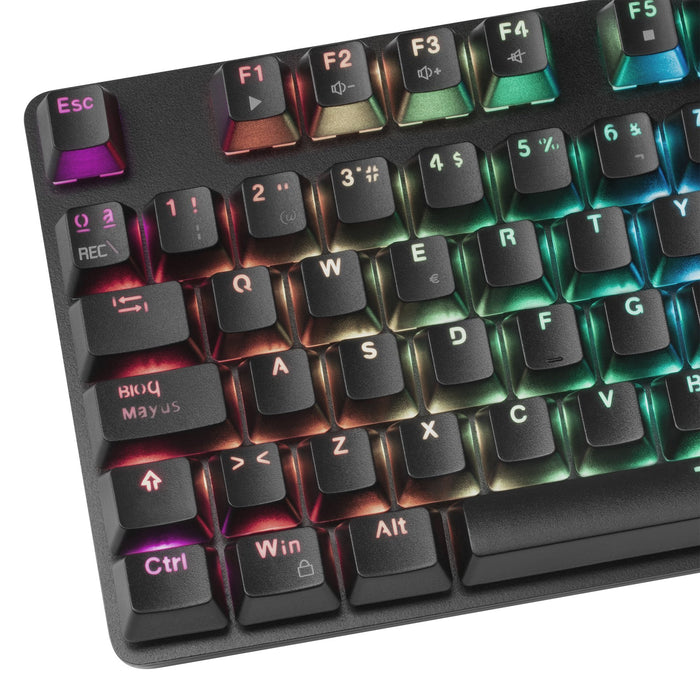 EAN 4718009159440 - Mars Gaming MK5BPT teclado Juego USB QWERTY Negro imagen 7