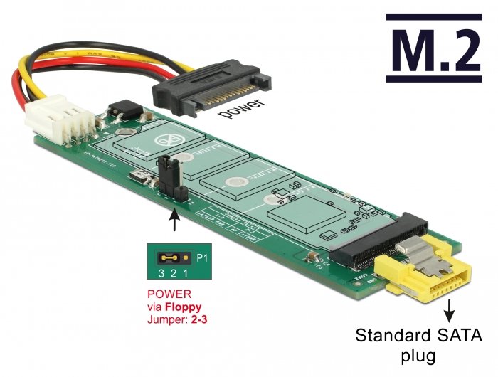 EAN 4043619639175 - DeLOCK 63917 tarjeta y adaptador de interfaz Interno M.2 imagen 6