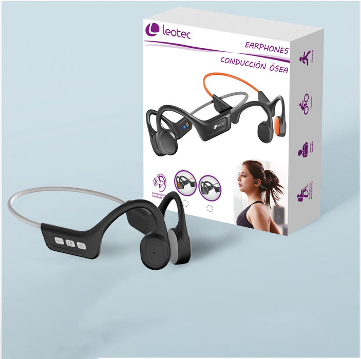EAN 8436588882585 - Leotec LEBONE02G auricular y casco Inalámbrico gancho de oreja Deportes Bluetooth Gris imagen 5