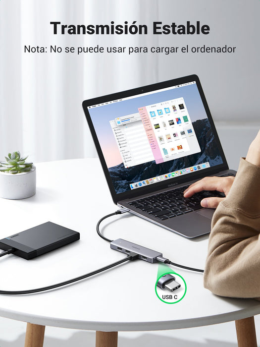 EAN 6957303873364 - Ugreen 70336 hub de interfaz USB 3.2 Gen 1 (3.1 Gen 1) Type-C 5000 Mbit/s imagen 15