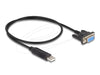 EAN 4043619673810 - DeLOCK 67381 cable USB USB 2.0 0,5 m USB A Negro imagen 2