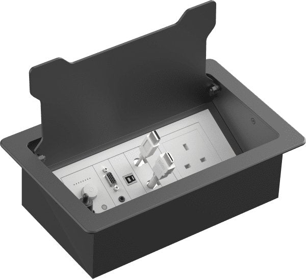 EAN 4875951000005 - Vision TC3 SURRTB organizador de cables Escritorio Caja de cables Negro, Blanco 1 pieza(s) imagen 5