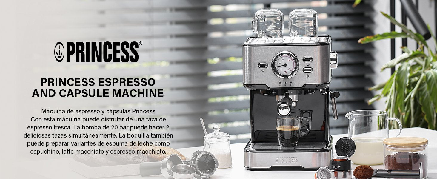 EAN 8713016094261 - Princess 249412 Manual Máquina espresso 1,5 L imagen 39