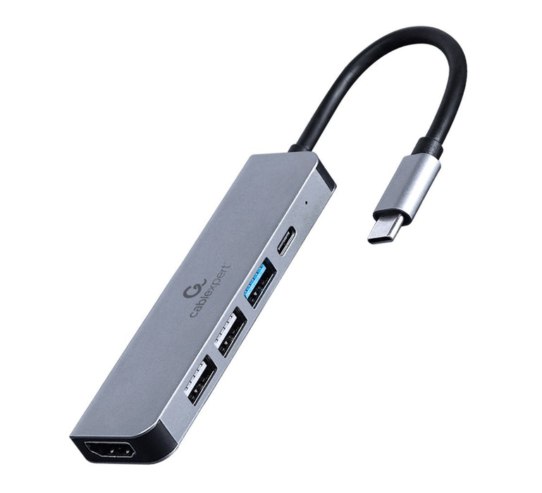 EAN 8716309124263 - Gembird A-CM-COMBO5-03 base para portátil y replicador de puertos Alámbrico USB 3.2 Gen 1 (3.1 Gen 1) Typ imagen 2