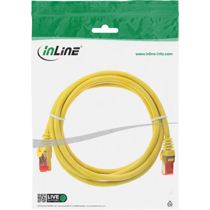 EAN 4043718036585 - InLine 76411Y cable de red Amarillo 1 m Cat6 S/FTP (S-STP) imagen 3