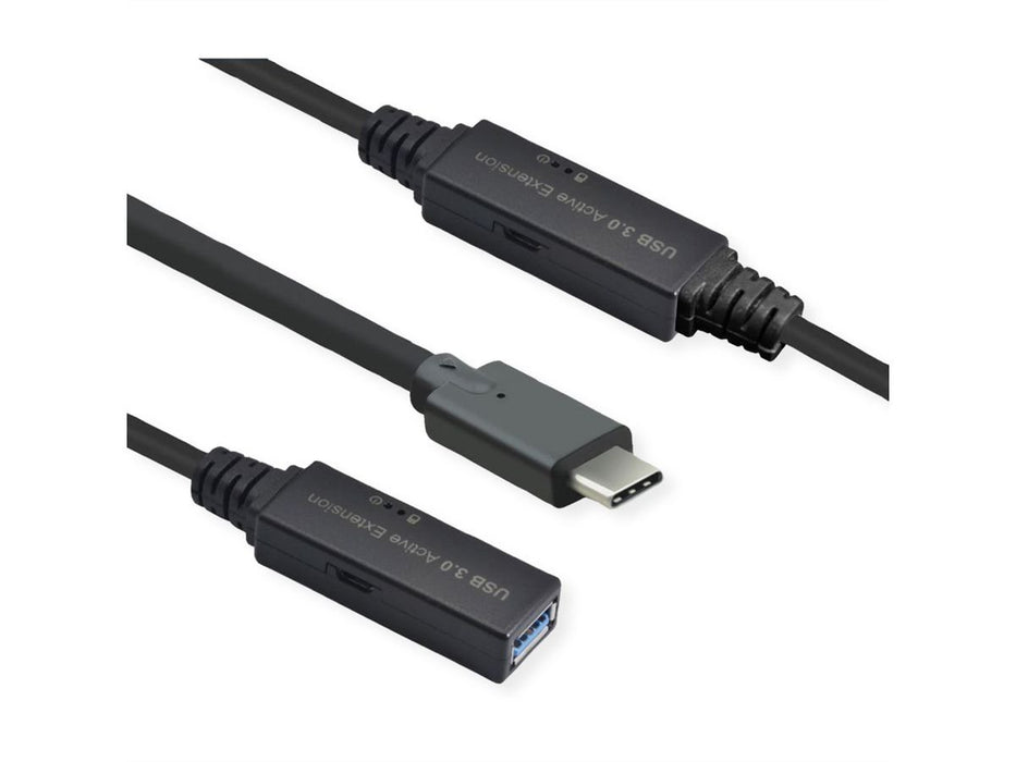 EAN 7630049628328 - ROLINE 12.04.1066 cable USB USB 3.2 Gen 1 (3.1 Gen 1) 10 m USB C USB A Negro imagen 3