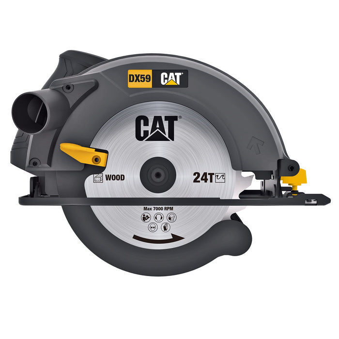 EAN 6943475885687 - CAT DX59 sierra circular portátil 18,5 cm Negro 5800 RPM 1400 W imagen 1