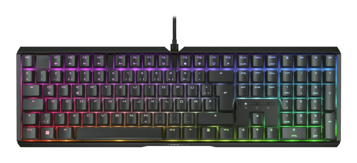EAN 4025112111549 - CHERRY XTRFY MX 3.1 teclado Juego USB QWERTZ Alemán Negro imagen 1