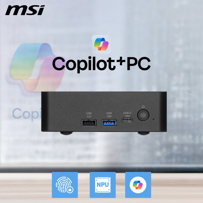 EAN 4711377431187 - MSI Cubi NUC AI+ 3MG-003BEU USFF Negro 386H Intel® SoC FCBGA2540 4,9 GHz Altavoces incorporados imagen 8