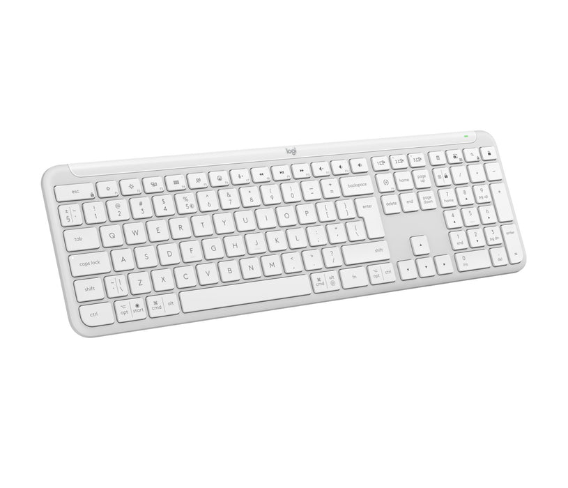 EAN 5099206118805 - Logitech 920-012466 teclado Oficina RF Wireless + Bluetooth QWERTY Internacional de EE.UU. Blanco imagen 1
