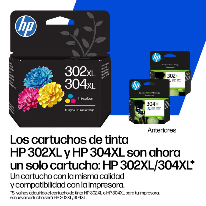 EAN 0199764139535 - HP 302/304 Tri-color Original Ink Cartridge cartucho de tinta 1 pieza(s) Cian, Magenta, Amarillo imagen 4