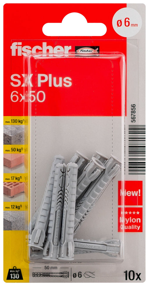 EAN 4048962481822 - Fischer 567856 tornillo de anclaje y taco 10 pieza(s) imagen 2