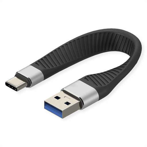 EAN 7630049633032 - ROLINE 11.02.9017 cable USB USB 3.2 Gen 2 (3.1 Gen 2) 0,11 m USB A USB C 10 Gbit/s Negro imagen 1