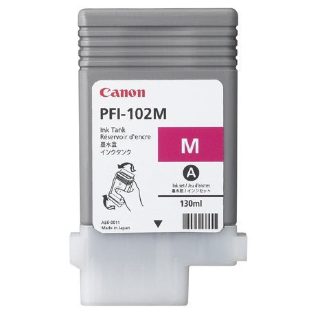 EAN 0013803058345 - Canon PFI-102M cartucho de tinta 1 pieza(s) Original Magenta imagen 1