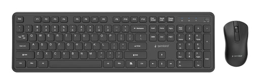 EAN 8716309136808 - Gembird KBS-WPS-01 teclado Ratón incluido Oficina RF inalámbrico QWERTY Internacional de EE.UU. Negro imagen 1