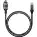 EAN 8059018369700 - Techly ICOC U3C-RJ45-010 cable de red Plata, Negro 1 m Cat6 F/UTP (FTP) imagen 2