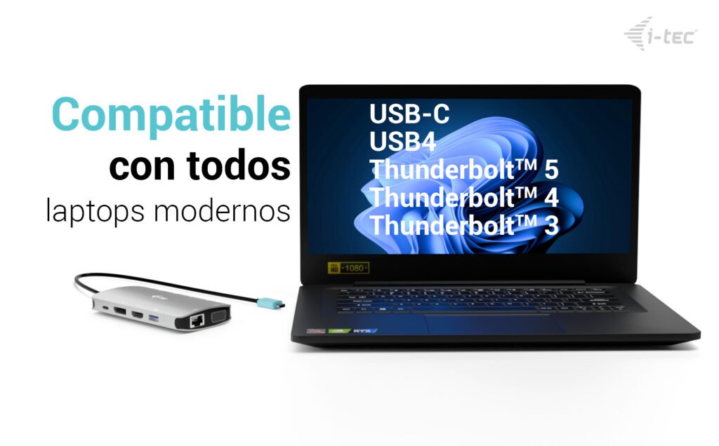 EAN 8595611707865 - i-tec C31NANOTRIDOCKPD base para portátil y replicador de puertos Alámbrico USB 3.2 Gen 1 (3.1 Gen 1) Typ imagen 5