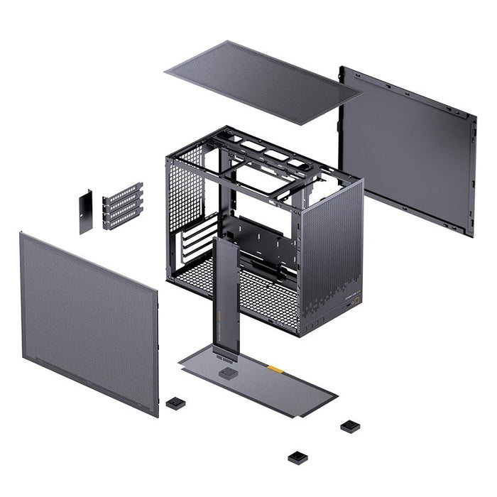 EAN 6970620554303 - Jonsbo D32 STD MESH BLACK carcasa de ordenador Midi Tower Negro imagen 6
