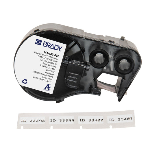 EAN 888434592069 - Brady People ID M4-130-492 etiqueta de impresora Blanco Etiqueta para impresora autoadhesiva imagen 1