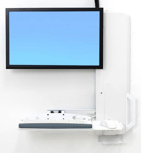 EAN 0698833037661 - Ergotron 61-081-062 soporte para monitor 61 cm (24") Pared Blanco imagen 1