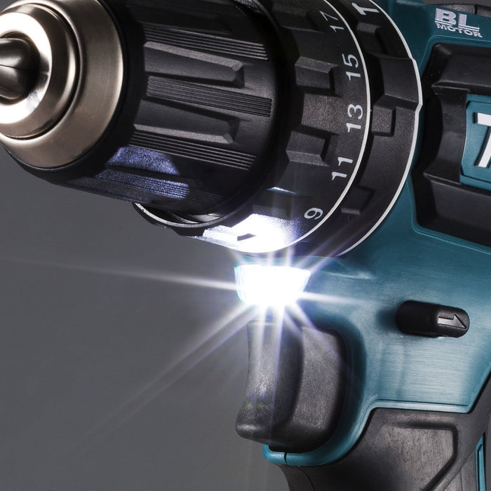 EAN 0088381866156 - Makita DHP485Z taladro Sin llave 1,1 kg Negro, Azul imagen 4