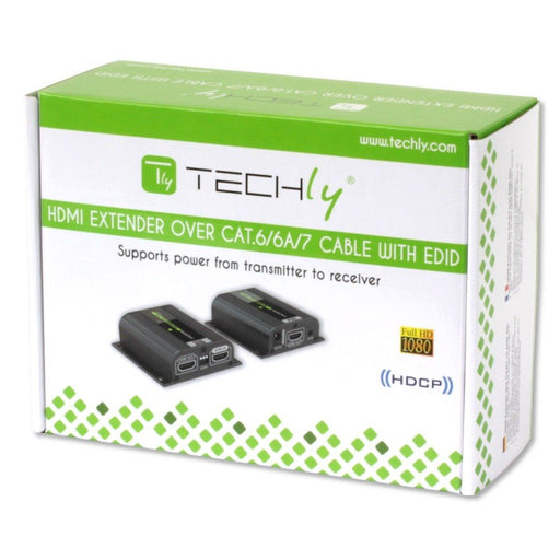 EAN 8051128100709 - Techly IDATA EXT-E70POED extensor audio/video Transmisor y receptor de señales AV Negro imagen 2