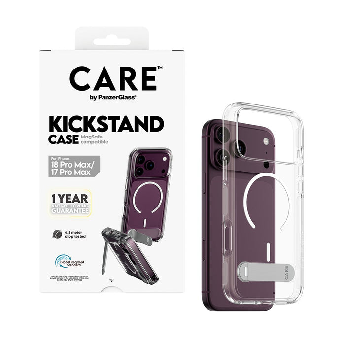 EAN 5715685043864 - PanzerGlass CARE™ by ® Kickstand Case Transparent w. White MagSafe iPhone 2026 Pro Max | 17 Pro Max funda imagen 6