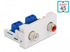 EAN 4043619813384 - DeLOCK 81338 conector 2 x RCA Blanco imagen 1