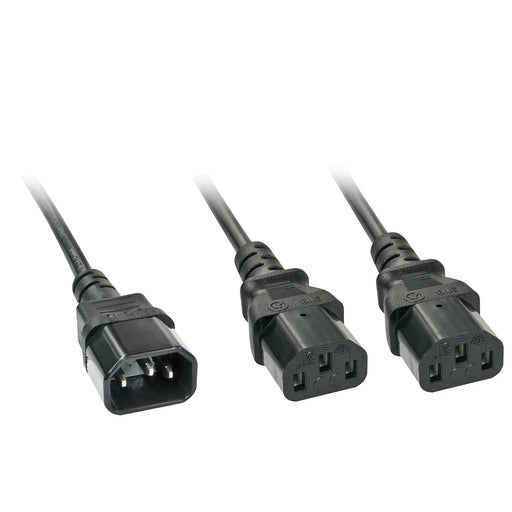 EAN 4002888300391 - Lindy 30039 cable de transmisión Negro 2 m C14 acoplador Acoplador C13 2 x imagen 1