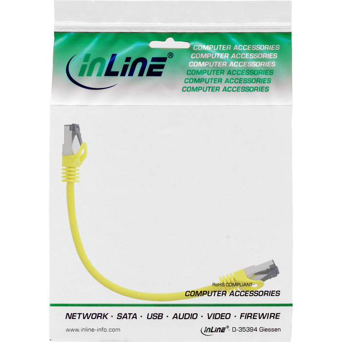 EAN 4043718294558 - InLine 78833Y cable de red Amarillo 0,3 m Cat8.1 S/FTP (S-STP) imagen 3