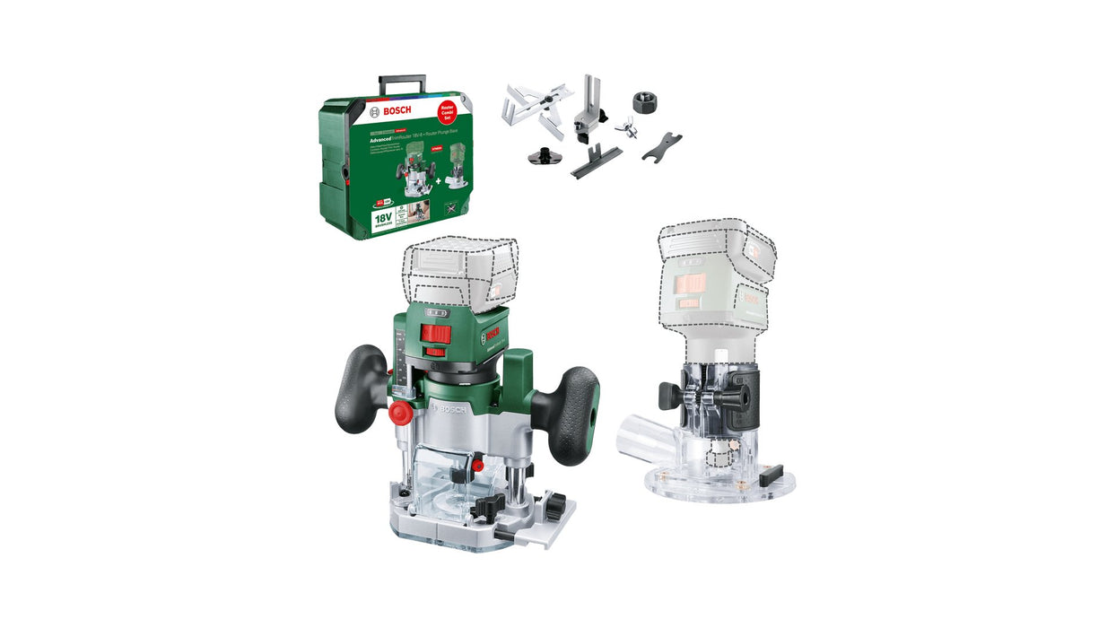 EAN 4053423243994 - Bosch 0 603 9D5 002 fresadora y desbastadora Negro, Verde 30000 RPM imagen 4