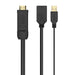 EAN 8436574707373 - AISENS A122-0642 adaptador de cable de vídeo 0,1 m HDMI tipo A (Estándar) DisplayPort + USB Type-A imagen 1