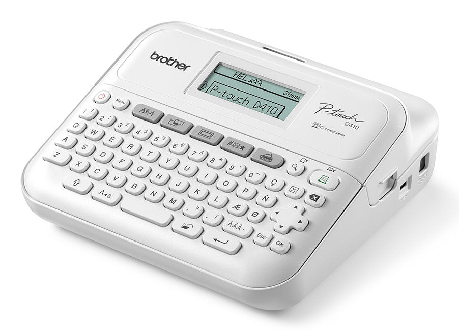 EAN 4977766820073 - Brother PT-D410 impresora de etiquetas Transferencia térmica 180 x 180 DPI 20 mm/s Alámbrico TZe QWERTY imagen 3