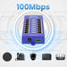 EAN 5902560366365 - Extralink POE INJECTOR 8 PORT GIGABIT MODE B - 1 Gbps - 8-Port Ethernet rápido, Gigabit Ethernet 48 V imagen 9