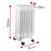 EAN 5903887805902 - Adler AD 7815 calefactor eléctrico Interior Blanco 1500 W Radiador de aceite eléctrico imagen 7